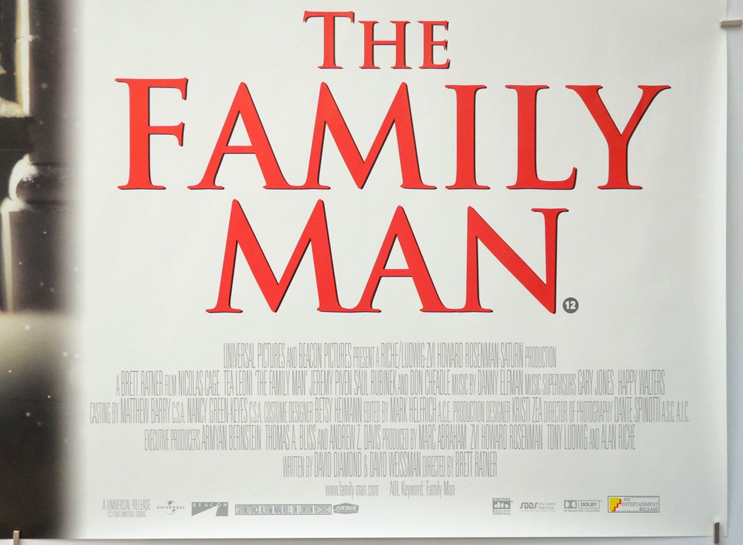 THE FAMILY MAN (Bottom Right) Cinema Quad Movie Poster 