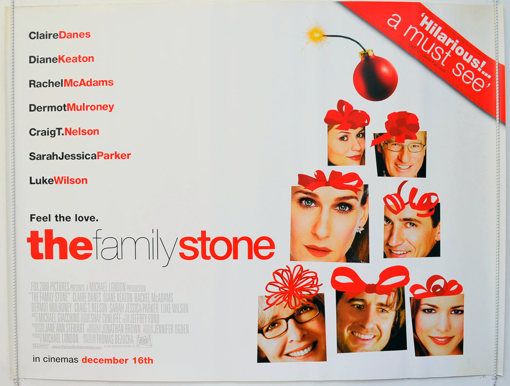 The Family Stone  Original British Quad Poster - Film Poster - Movie Poster 