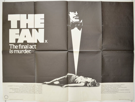 The Fan Original Quad Poster - Film Poster - Movie Poster  