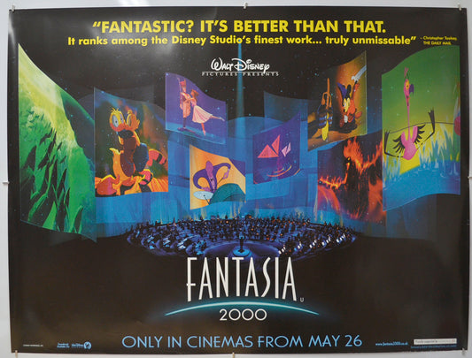 Fantasia 2000 Original Quad Poster - Film Poster - Movie Poster