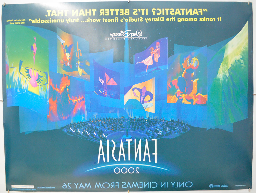 FANTASIA 2000 (Back) Cinema Quad Movie Poster 