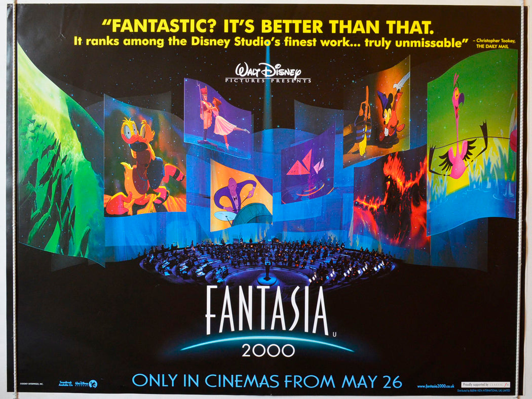 Fantasia 2000 Original British Quad Poster - Movie Poster