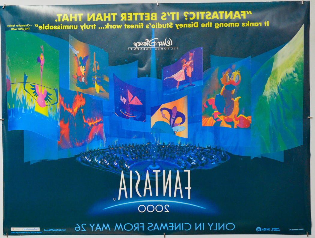 Fantasia 2000 (Back) Cinema Quad Movie Poster 