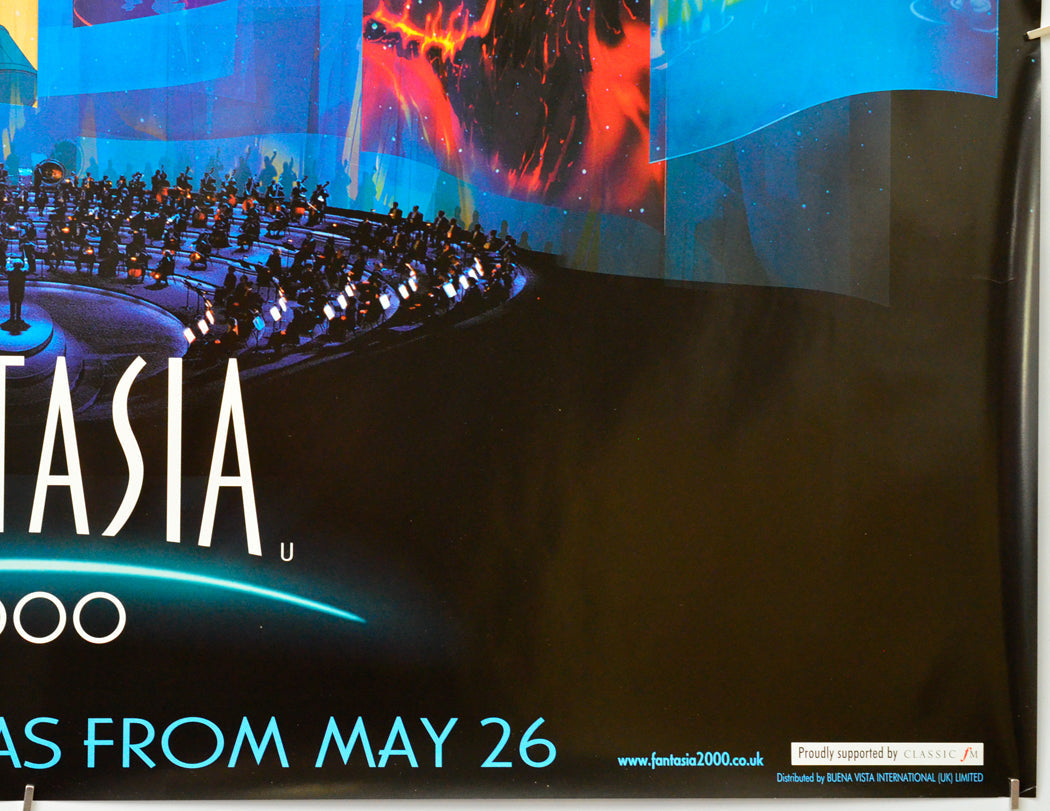 Fantasia 2000 (Bottom Right) Cinema Quad Movie Poster 