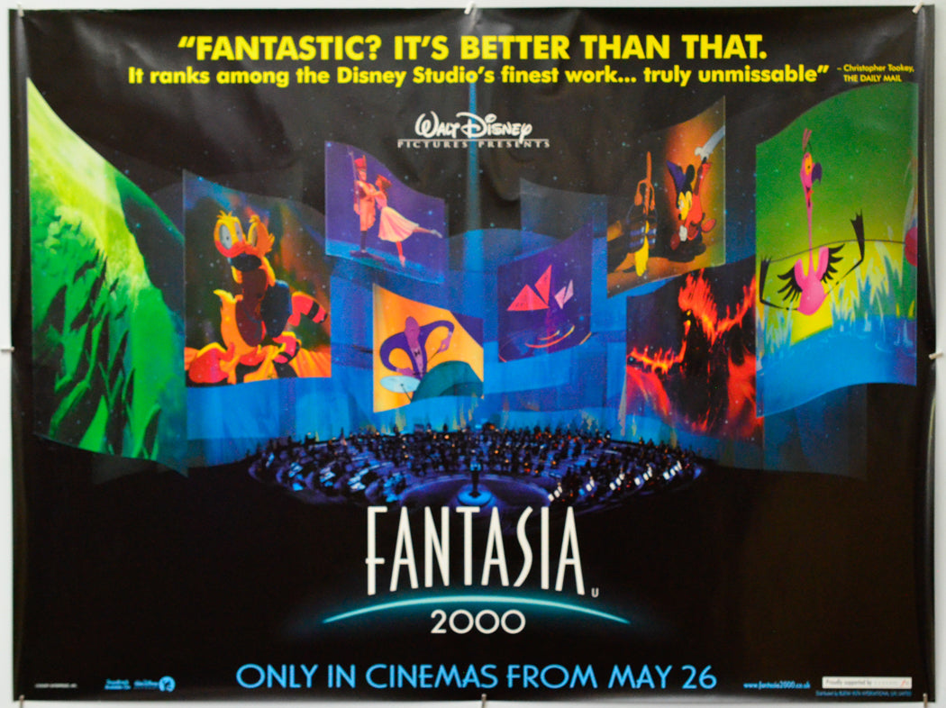 Fantasia 2000 - Original Quad Poster - Film Poster - Movie Poster