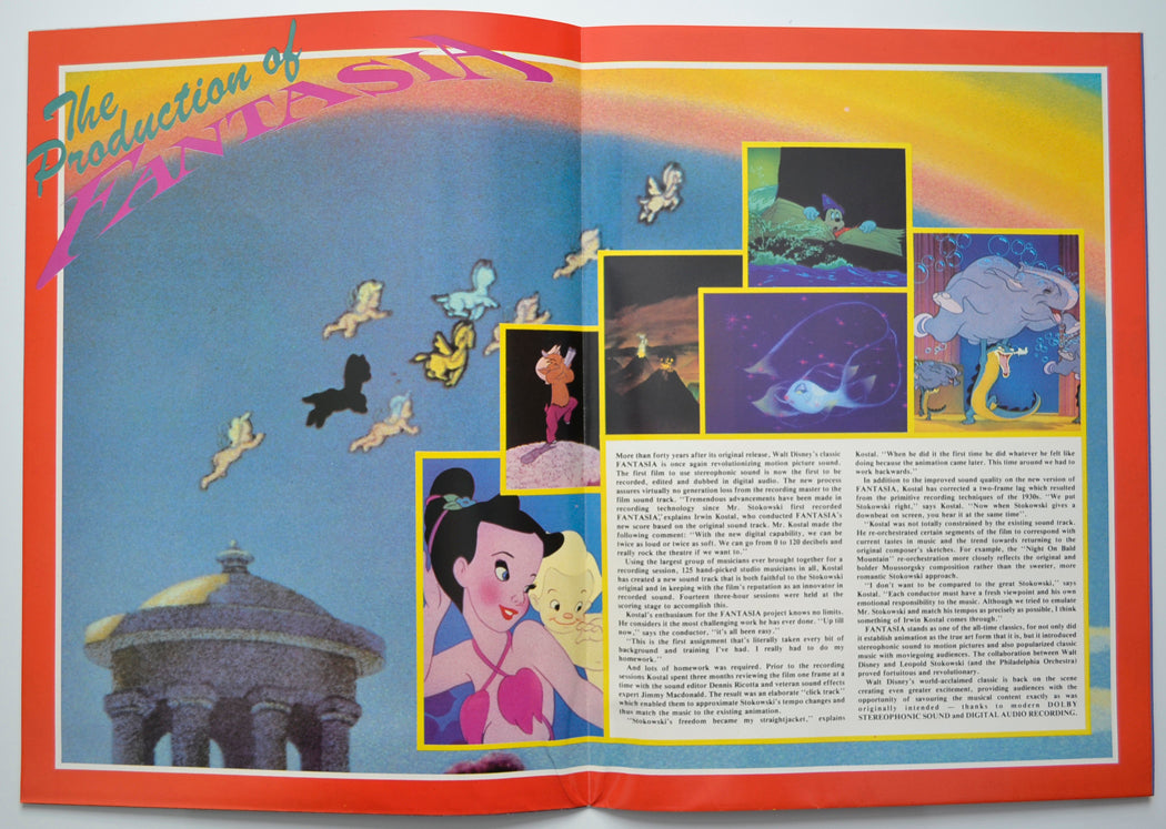 FANTASIA (Inside 1) Cinema Souvenir Brochure 