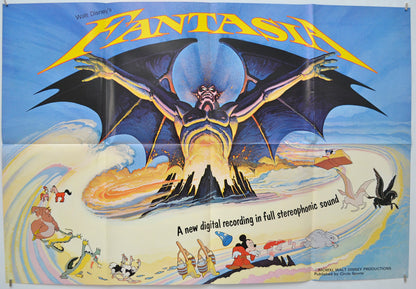 FANTASIA (Unfolded Poster) Cinema Souvenir Brochure 