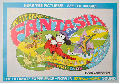 Fantasia Original 12 Page Cinema Exhibitors Campaign Press Book (UK)