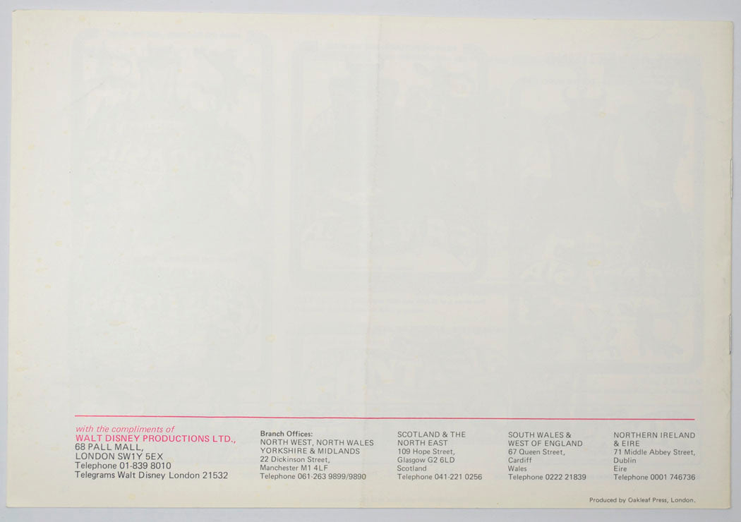 FANTASIA Cinema Exhibitors Campaign Press Book - BACK 