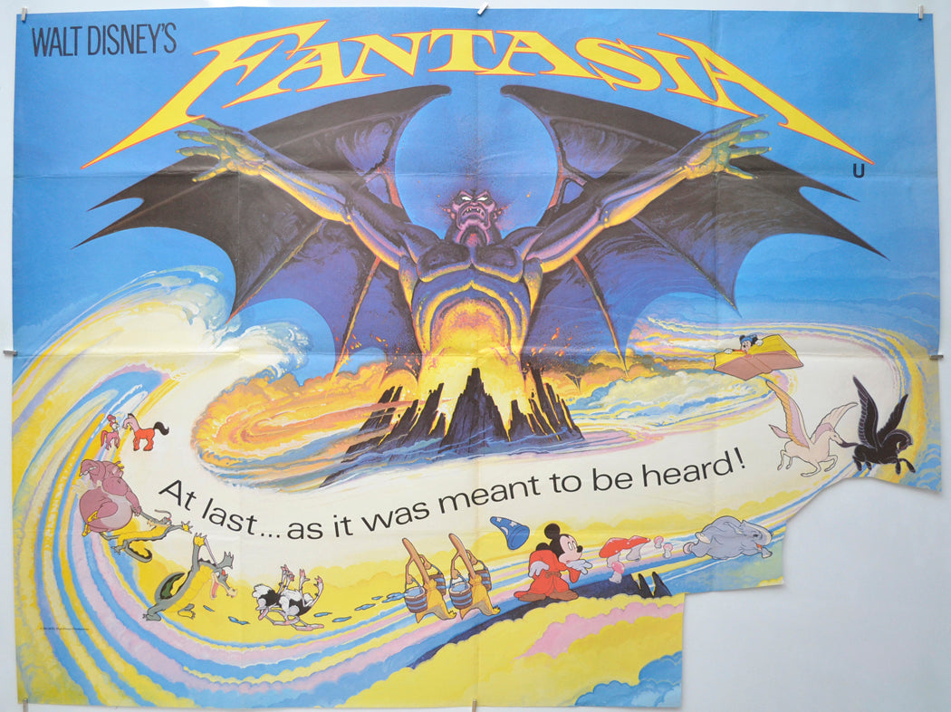 Fantasia Original Quad Poster - Film Poster - Movie Poster