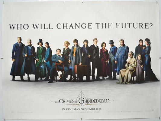 Fantastic Beasts: The Crimes Of Grindelwald  - Original Quad Poster - Film Poster - Movie Poster