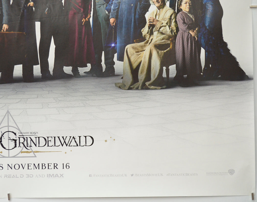 FANTASTIC BEASTS: THE CRIMES OF GRINDELWALD (Bottom Right) Cinema Quad Movie Poster 