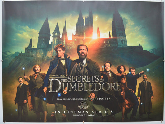 Fantastic Beasts: The Secrets Of Dumbledore Original Quad Poster - Film Poster - Movie Poster