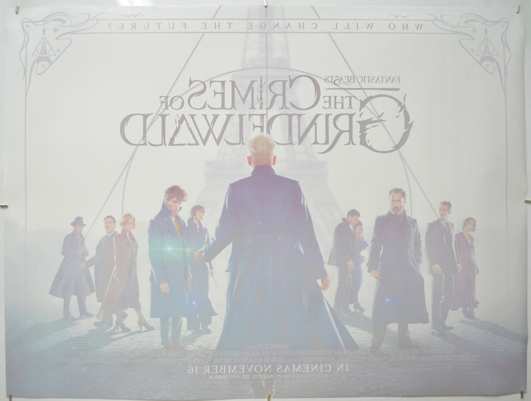 Fantastic Beasts: The Crimes Of Grindelwald (Back) Cinema Quad Movie Poster 