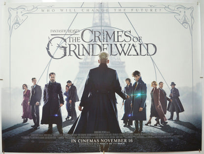 Fantastic Beasts: The Crimes Of Grindelwald - Original Quad Poster - Film Poster - Movie Poster