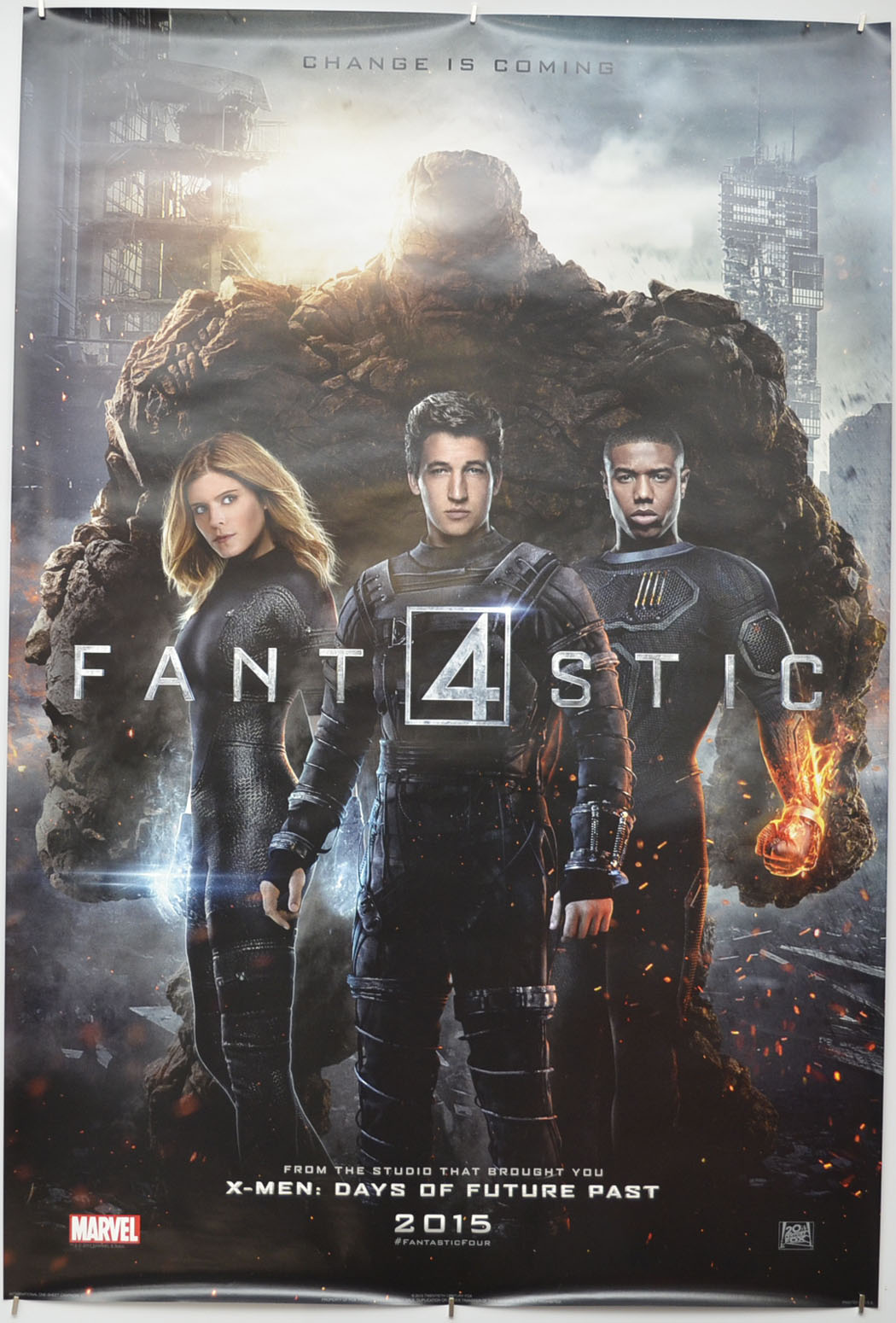 Fantastic Four Original One Sheet Poster - Film Poster - Movie Poster