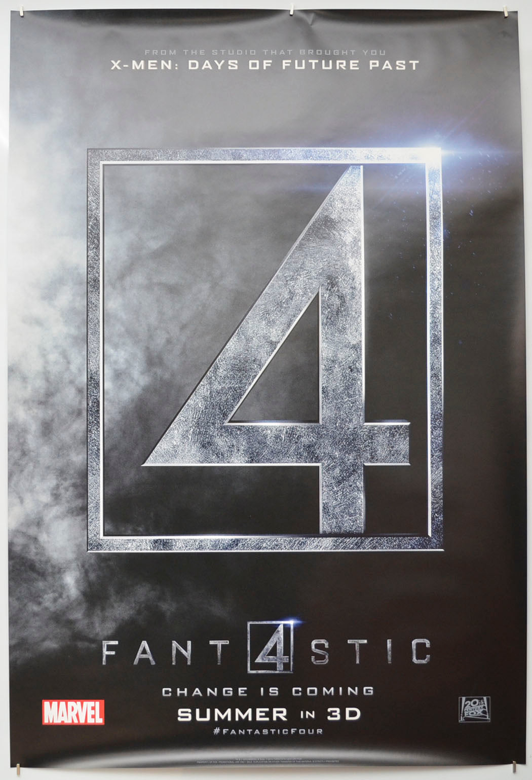 Fantastic Four (Teaser / Advance Logo Version) Original One Sheet Poster - Film Poster - Movie Poster