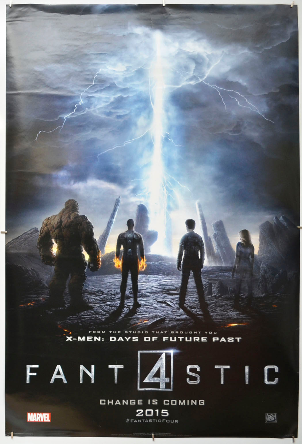 Fantastic Four (Teaser / Advance Version) Original One Sheet Poster - Film Poster - Movie Poster