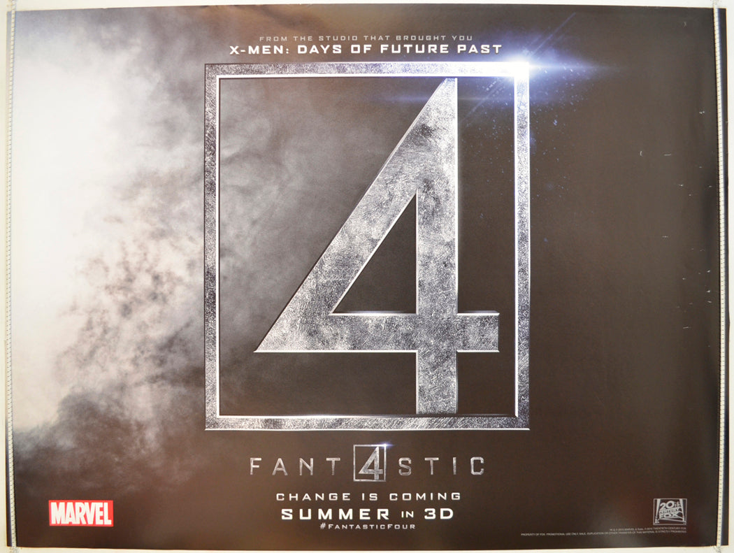 Fantastic Four  (Logo Version)  Original Quad Poster - Film Poster - Movie Poster 