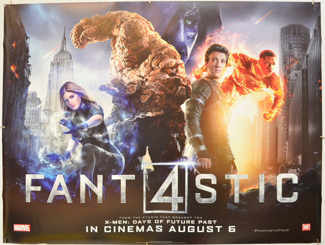 Fantastic Four  (Teaser / Advance Version 2)   Original Quad Poster - Film Poster - Movie Poster