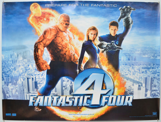 Fantastic Four (Teaser / Advance Version ) Original Quad Poster - Film Poster - Movie Poster - Cinema Poster