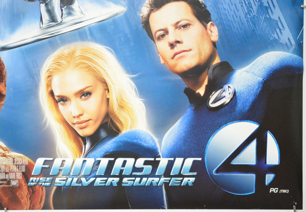 FANTASTIC FOUR : RISE OF THE SILVER SURFER (Bottom Right) Cinema Quad Movie Poster 