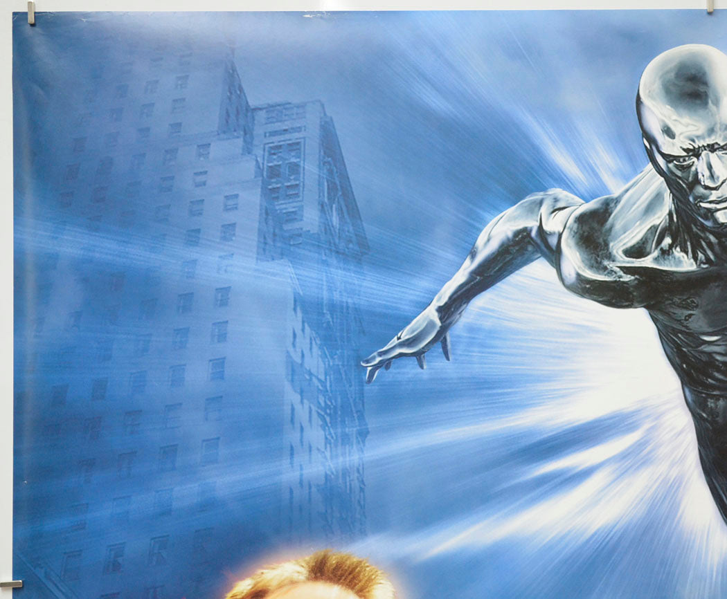 FANTASTIC FOUR : RISE OF THE SILVER SURFER (Top Left) Cinema Quad Movie Poster 