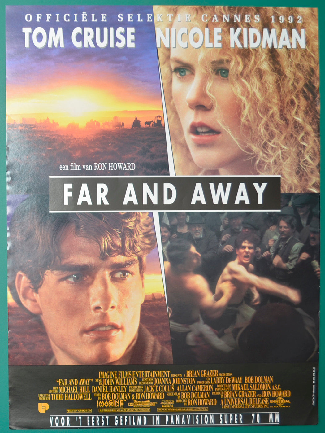 Far And Away  Original Belgian Poster - Film Poster - Movie Poster