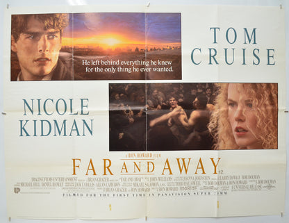 Far And Away Original Quad Poster - Film Poster - Movie Poster