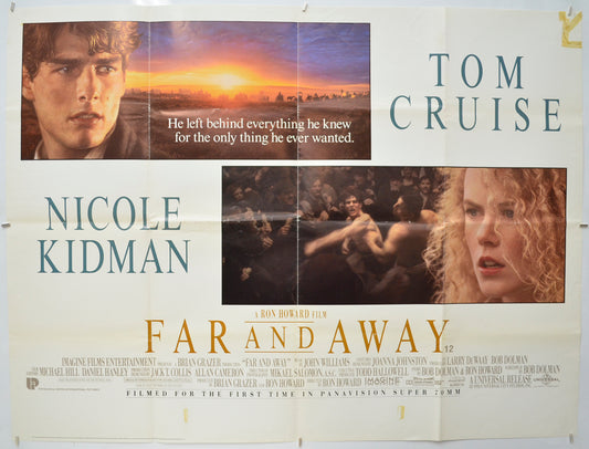 Far And Away Original Quad Poster - Film Poster - Movie Poster