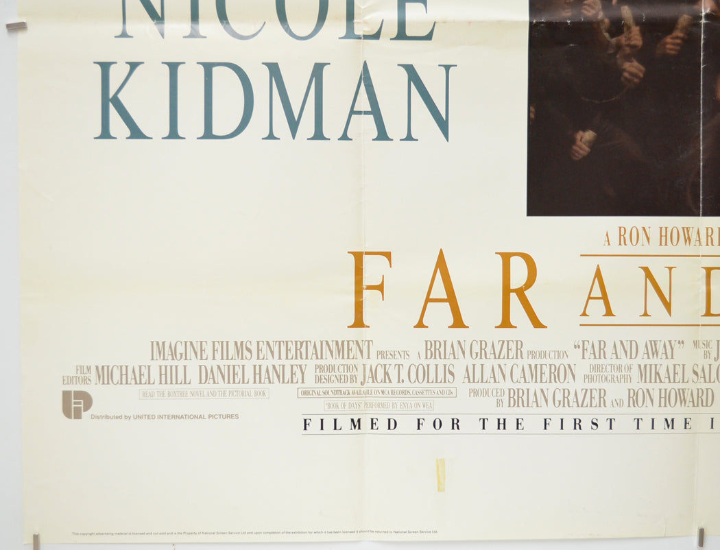 FAR AND AWAY (Bottom Left) Cinema Quad Movie Poster 