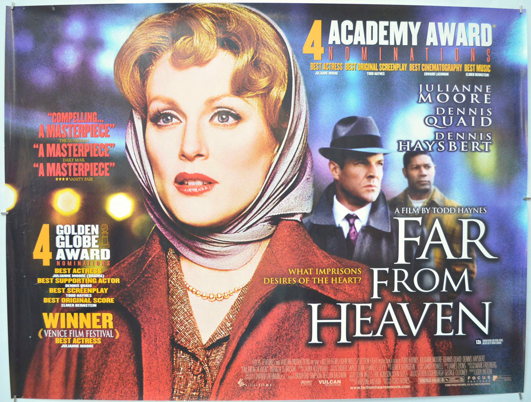 Far From Heaven Original Quad Poster - Film Poster - Movie Poster