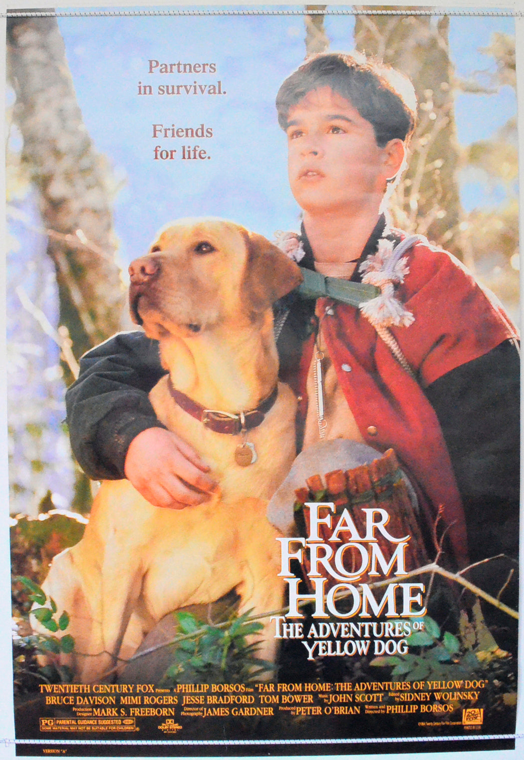 Far From Home - The Adventures Of Yellow Dog  Original One Sheet Poster - Film Poster - Movie Poster 