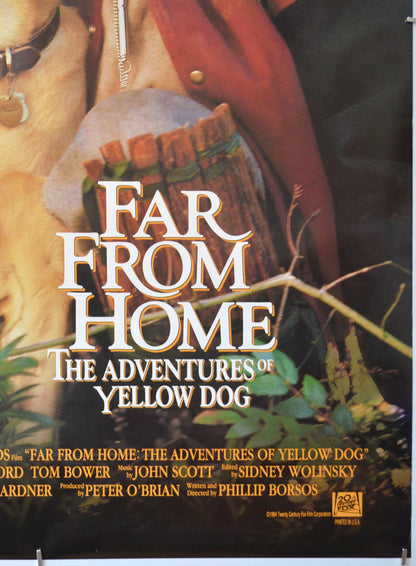 FAR FROM HOME - THE ADVENTURES OF YELLOW DOG (Bottom Right) Cinema One Sheet Movie Poster 