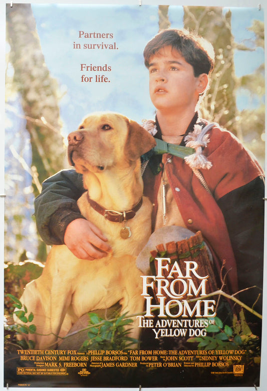 Far From Home - The Adventures Of Yellow Dog Original One Sheet Poster - Film Poster - Movie Poster