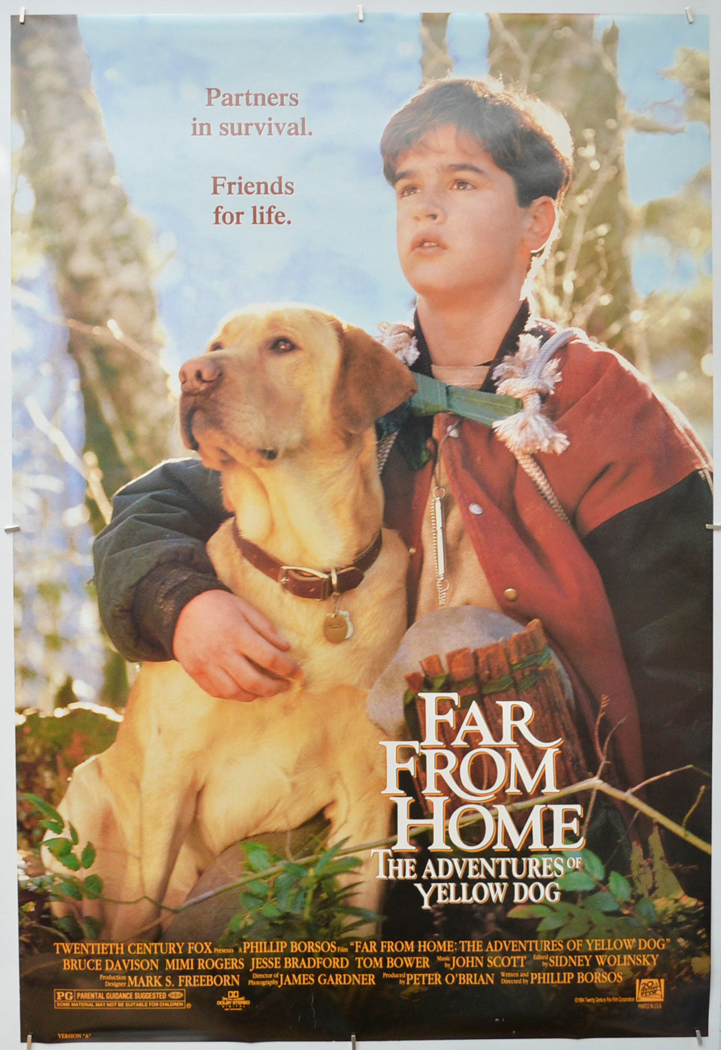 Far From Home - The Adventures Of Yellow Dog Original One Sheet Poster - Film Poster - Movie Poster