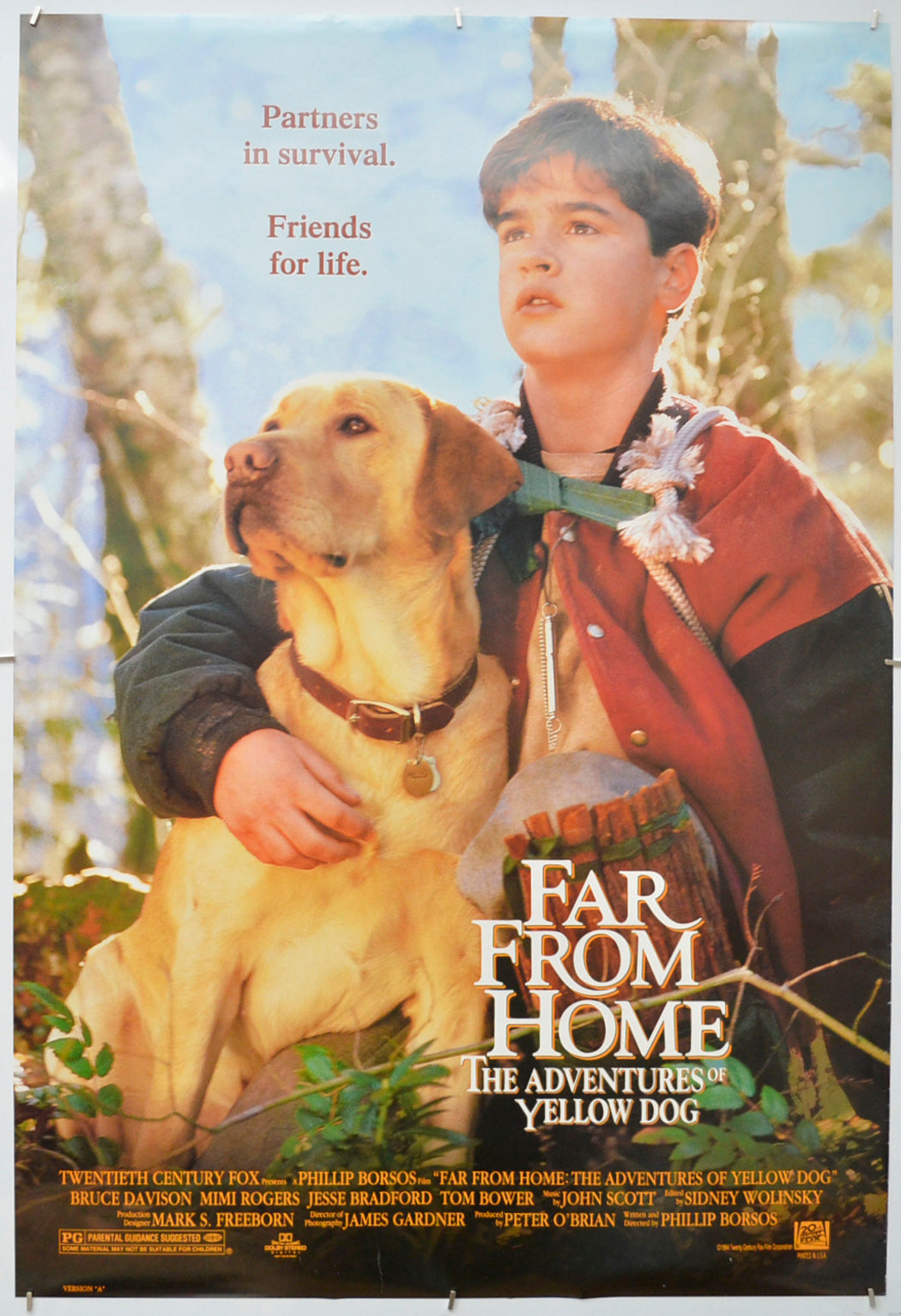 Far From Home - The Adventures Of Yellow Dog Original One Sheet Poster - Film Poster - Movie Poster