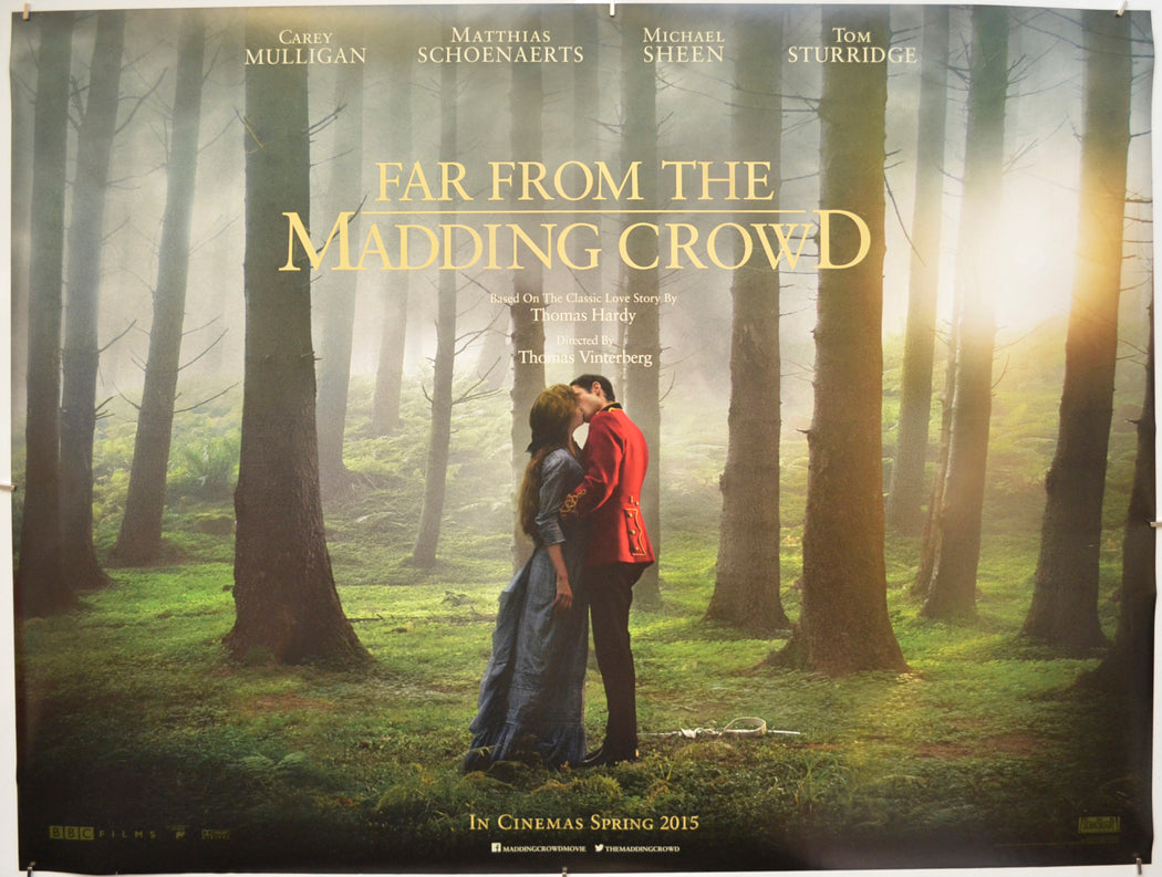 Far From The Madding Crowd  (Teaser / Advance Version)   Original Quad Poster - Film Poster - Movie Poster