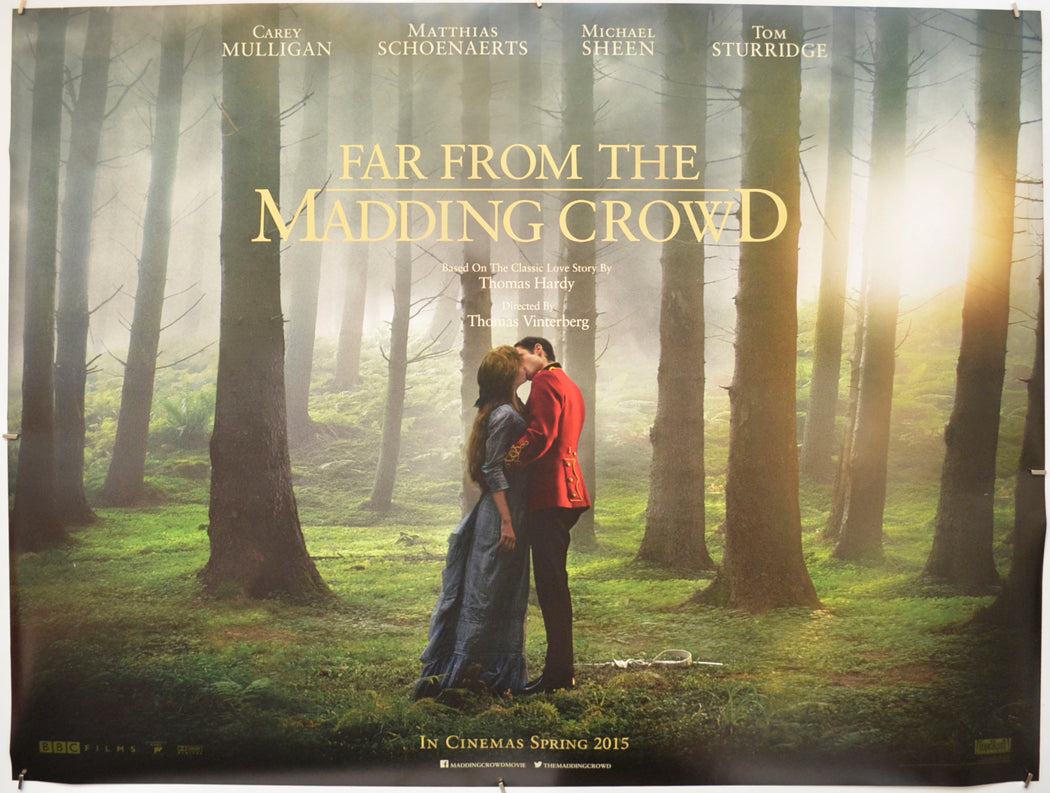 Far From The Madding Crowd  (Teaser / Advance Version)   Original Quad Poster - Film Poster - Movie Poster