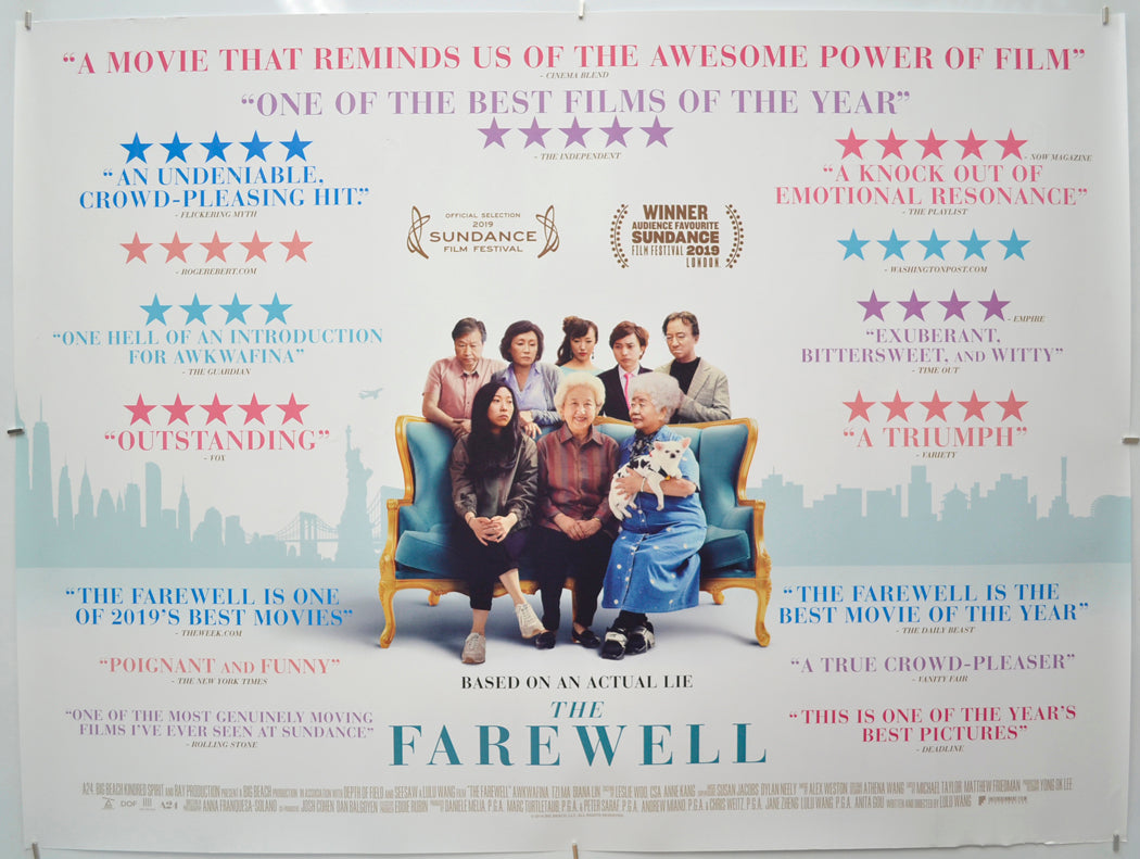 The Farewell - Original Quad Poster - Film Poster - Movie Poster