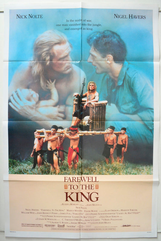 Farewell To The King Original One Sheet Poster - Movie Poster