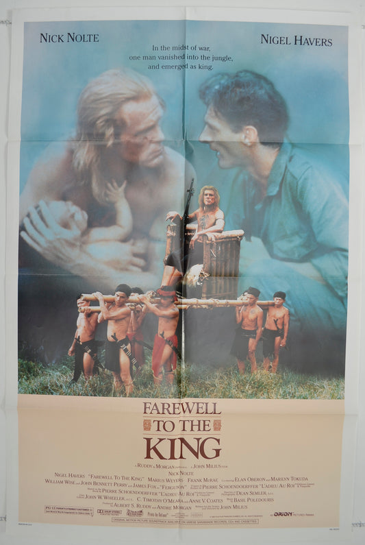 Farewell To The King  Original One Sheet Poster - Film Poster - Movie Poster 