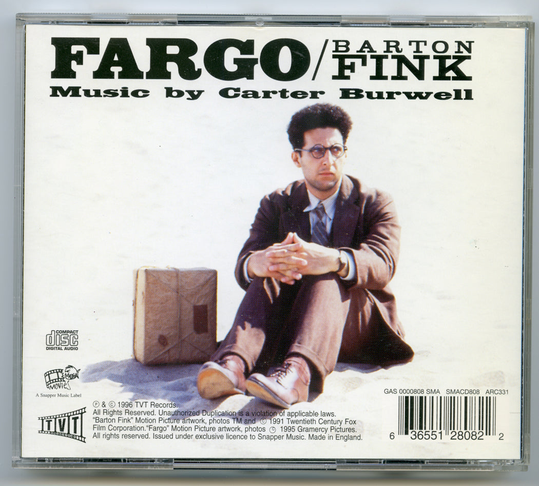 FARGO Original CD Soundtrack (back) 