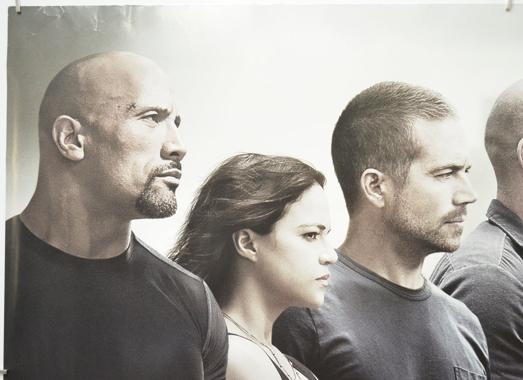 FAST AND FURIOUS 7 (Top Left) Cinema Quad Movie Poster 