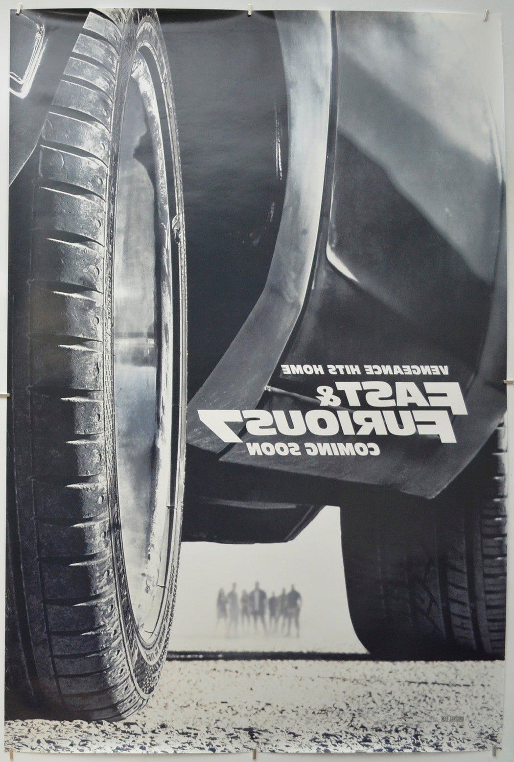 Fast And Furious 7 (Back) Cinema One Sheet Movie Poster 