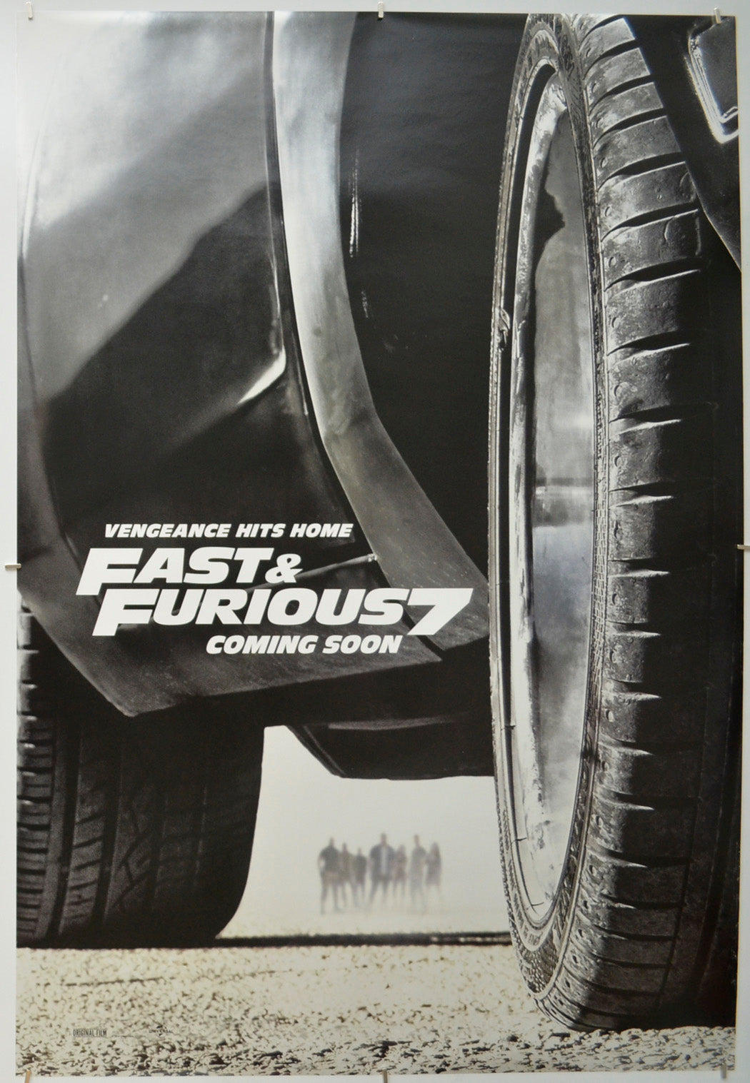 Fast And Furious 7 - Original One Sheet Poster - Film Poster - Movie Poster 