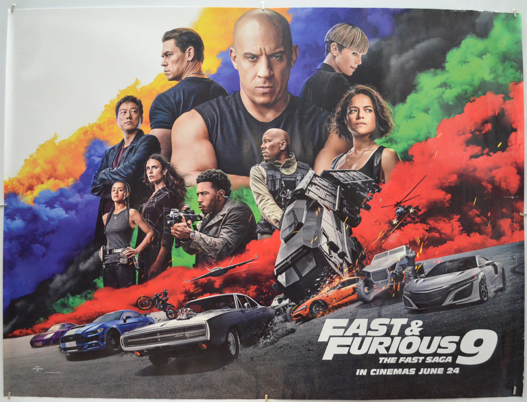 Fast And Furious 9 (Teaser / Advance Version) Original Quad Poster - Film Poster - Movie Poster