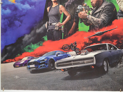 FAST AND FURIOUS 9 (Bottom Left) Cinema Quad Movie Poster 