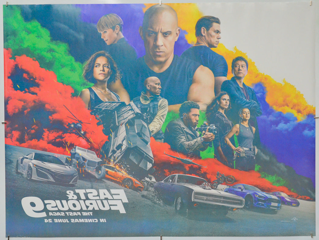 Fast And Furious 9 (Back) Cinema Quad Movie Poster 