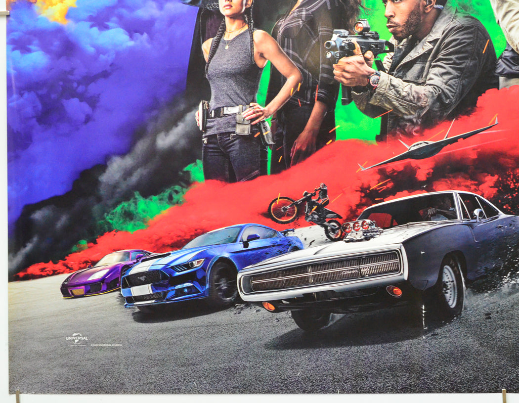 Fast And Furious 9 (Bottom Left) Cinema Quad Movie Poster 